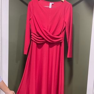 Red Midi Dress